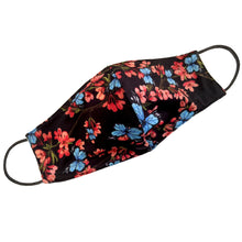 Load image into Gallery viewer, Blue Butterfly Floral Face Mask