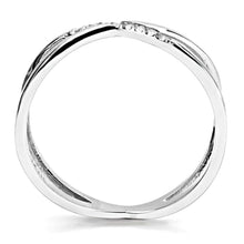 Load image into Gallery viewer, DA158 - High polished (no plating) Stainless Steel Ring with AAA Grade