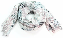 Load image into Gallery viewer, Snake Skin Print Scarf