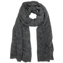 Load image into Gallery viewer, Charcoal Ultra Plush Alpaca Scarf