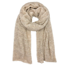 Load image into Gallery viewer, Almond Ultra Plush Alpaca Scarf