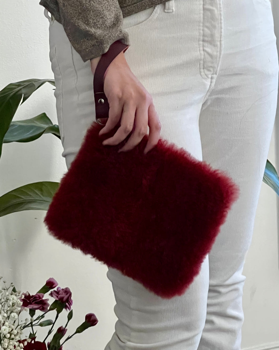 Fur Wristlet