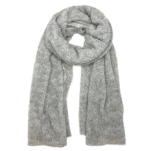 Load image into Gallery viewer, Gray Ultra Plush Alpaca Scarf