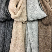 Load image into Gallery viewer, Charcoal Ultra Plush Alpaca Scarf